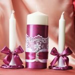 DIY wedding candles