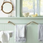 towel rack in bathroom design