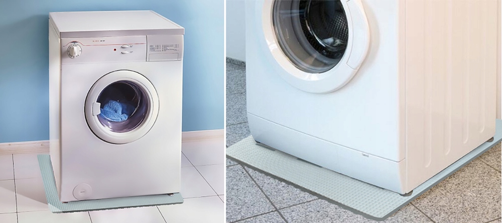 Anti-vibration stand para sa washing machine photo
