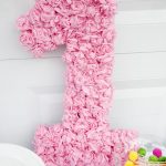 numbers and letters from napkins design ideas