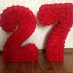 numbers and letters from napkins do it yourself decor