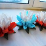 lotus flower from napkins ideas