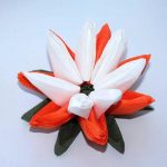 lotoso gėlė iš servetėlių nuotraukų idėjų