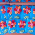 paper napkin flowers design