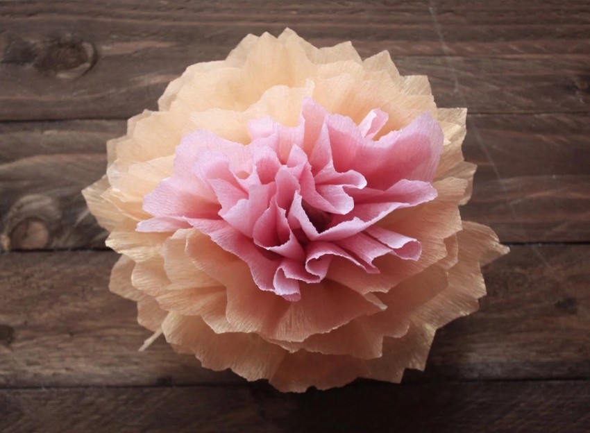 cvijeće iz papirnatih salveta učinite to sami dizajn fotografije