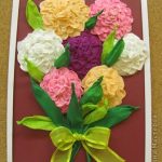 opcje kwiatów serwetek papierowych