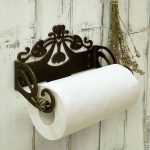 paper towel holder carved