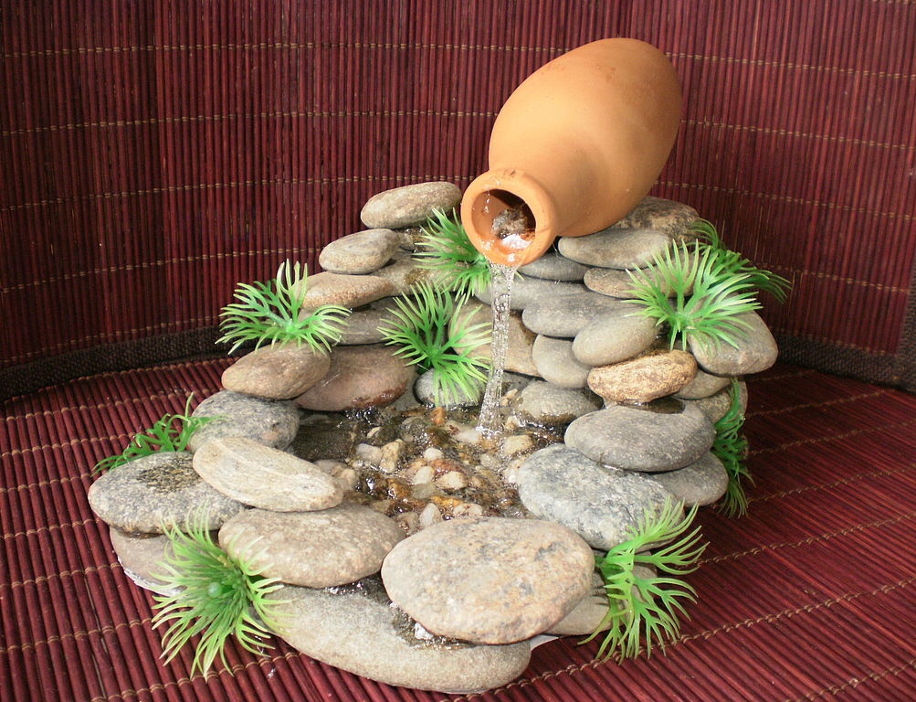 stone fountain