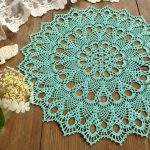 crochet satin napkin decoration ideas