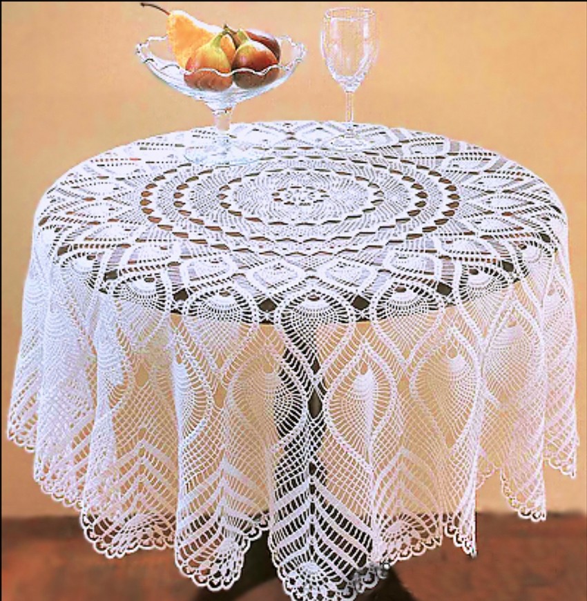crochet cloth tablecloth