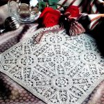 crochet fillet napkin photo decoration