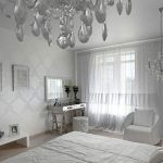 Beyaz yatak odası tasarımı