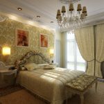 Klasik yatak odalarının dekor resimleri