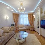 Klasický styl interiéru obývacího pokoje