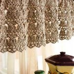 Hand-knitted Short Curtain