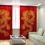 Chinese-style photo curtains
