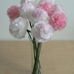 carnations from napkins photo decor