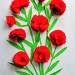 carnations from napkins ideas