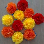 carnations from napkins decoration ideas