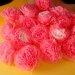 carnations from napkins photo decoration