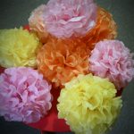 carnations from napkins design ideas