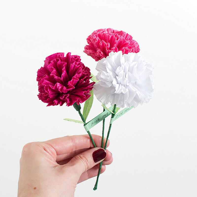 carnation from napkins do it yourself photo design
