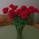 carnations from do-it-yourself napkins design ideas