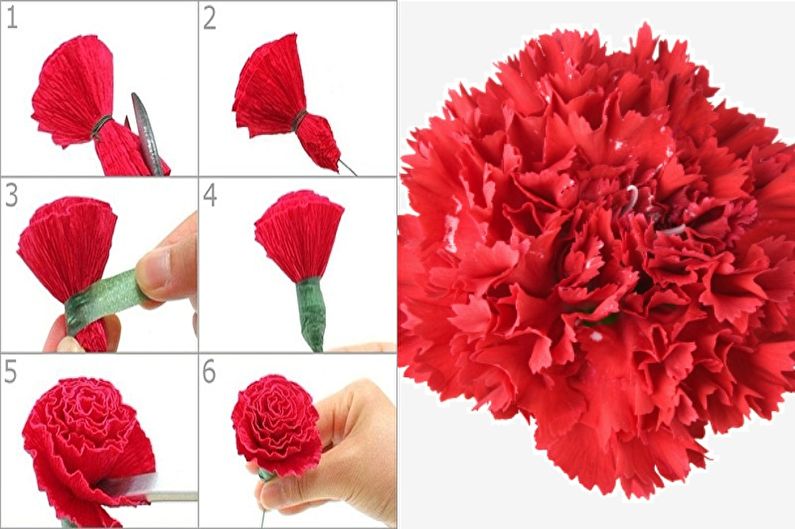 carnations from napkins do it yourself photo decor