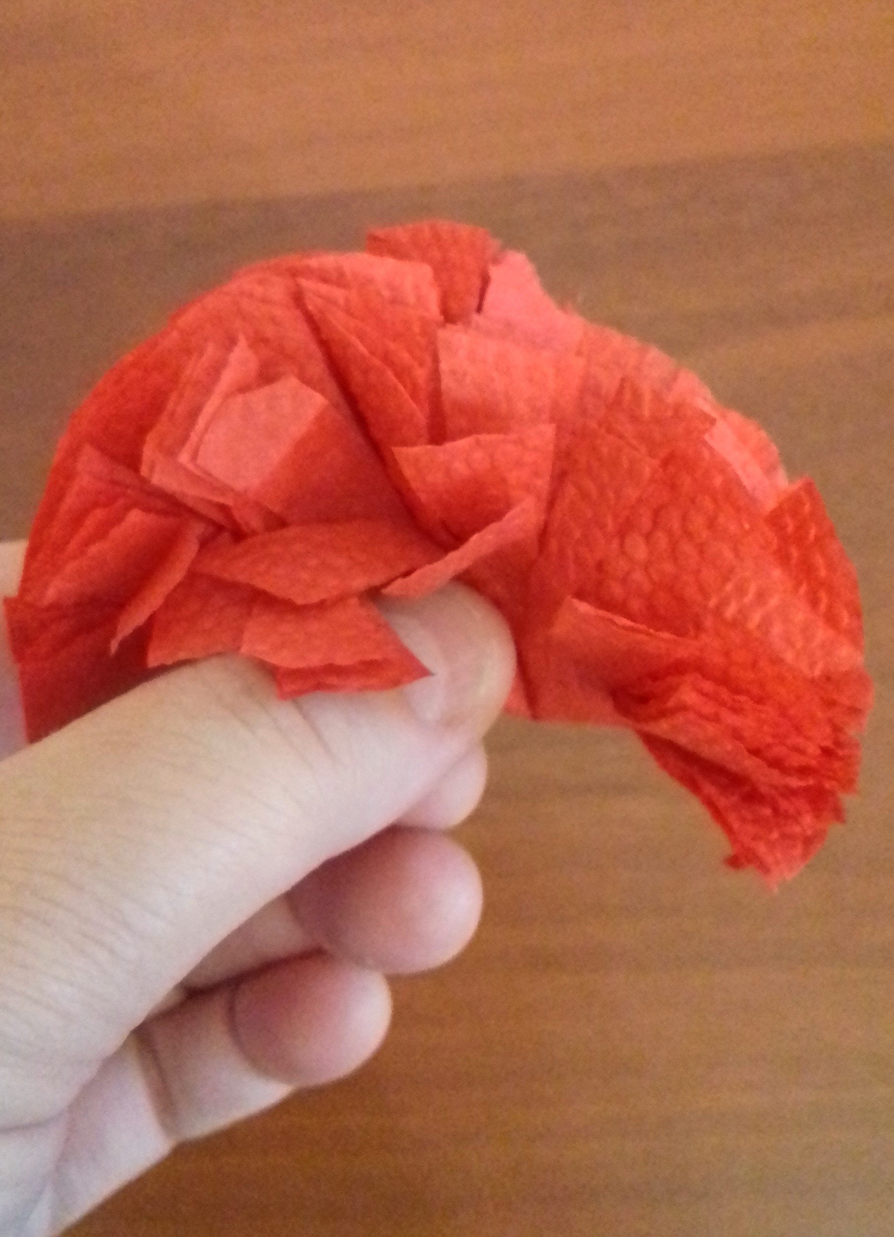 carnations from napkins do-it-yourself ideas