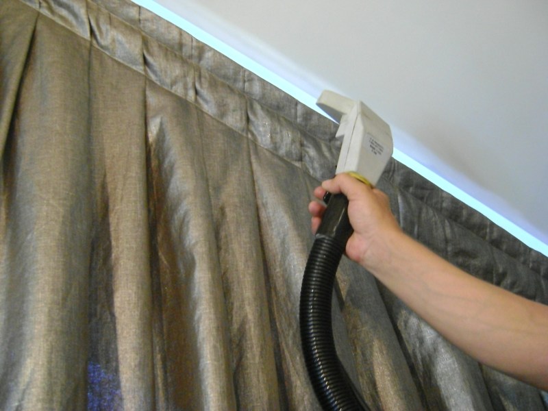 dry cleaning curtains