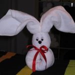 havlu oyuncak tavşan