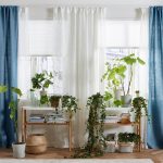 beautiful curtains in the apartment design photo