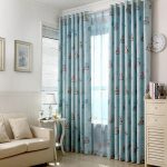 beautiful curtains in the apartment photo interior