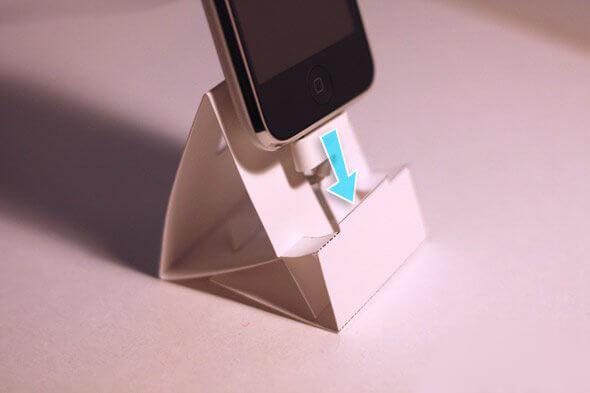 origami telefoonhouder