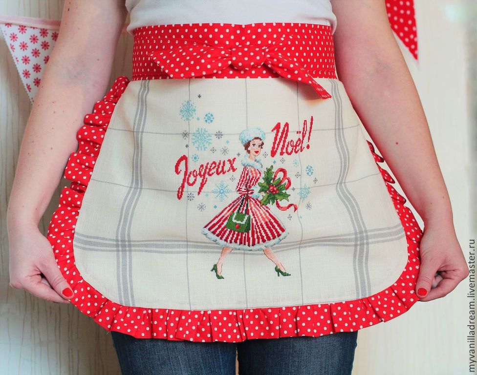 how to sew an apron do-it-yourself model photo