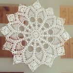 how to crochet napkin design photo