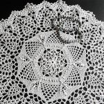 how to crochet napkin photo design
