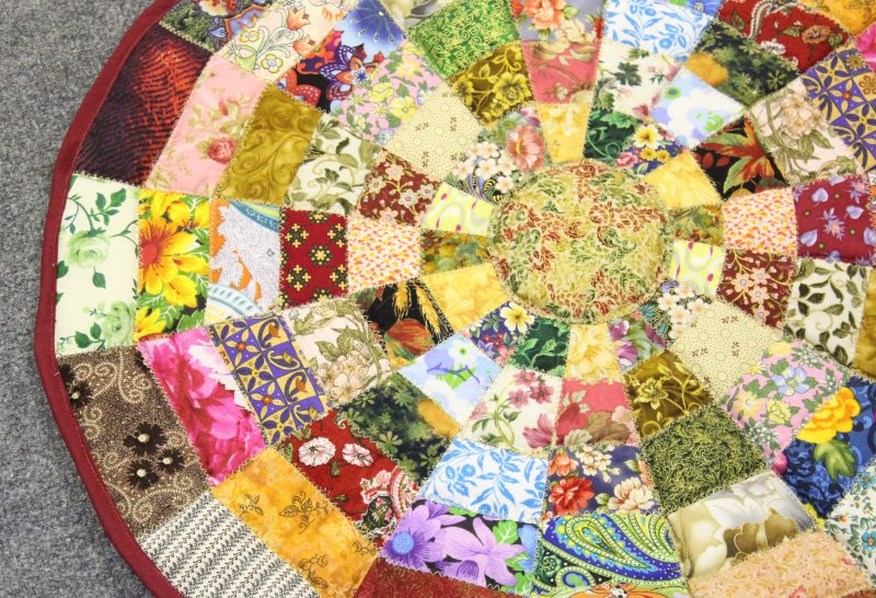patchworkowy dywan