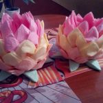 lotus napkin decor ideas