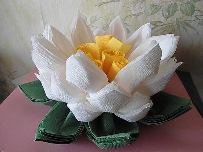 lotus napkin photo options