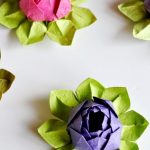 lotus napkin decoration ideas