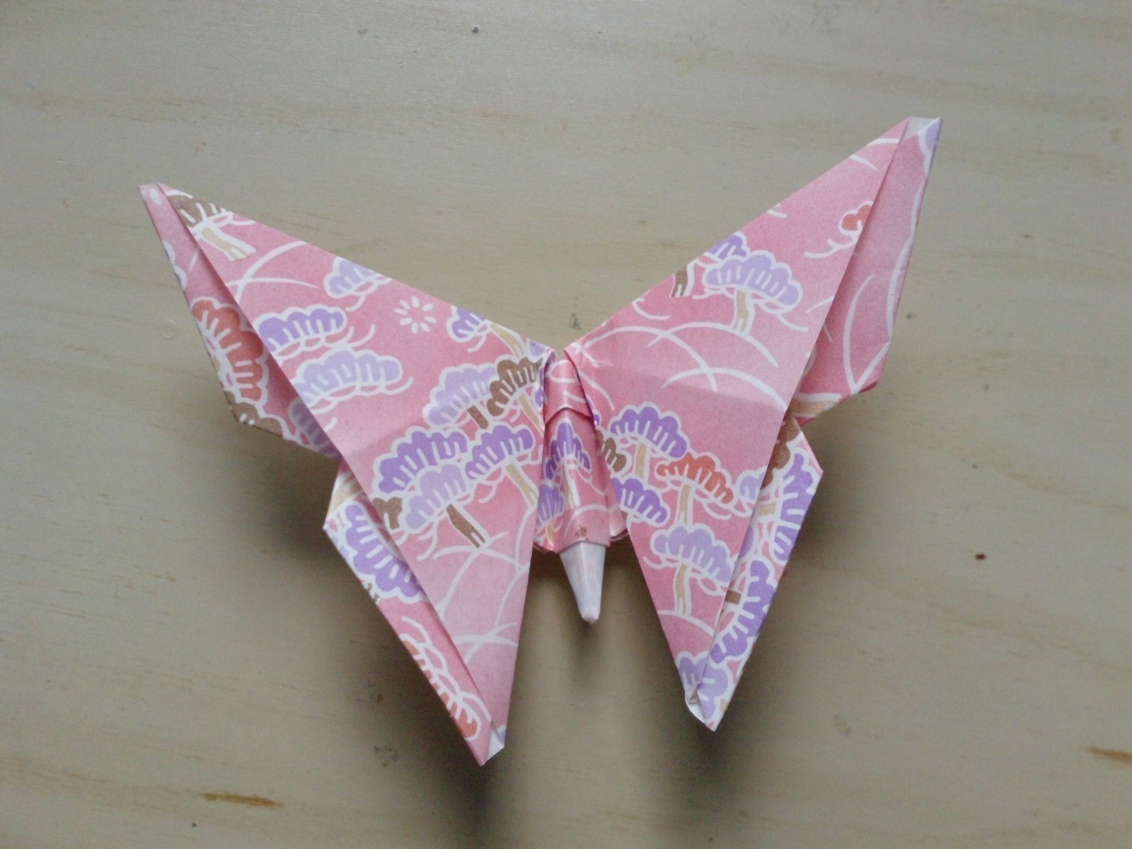 origami fjäril foto