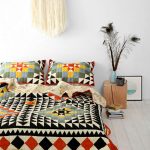 patchwork in the interior decoration photo