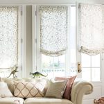 Decor door curtains with glass inserts
