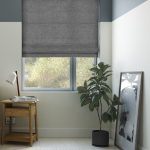 Romanong grey curtain