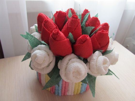 roses de serviettes