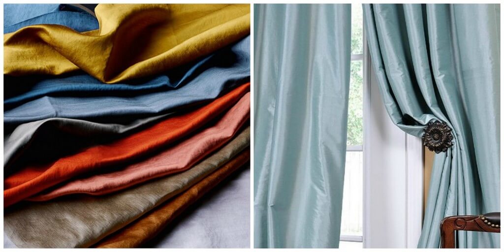 satin for curtains
