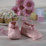 table setting with origami design photo napkins