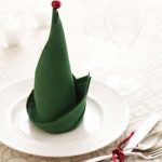 table setting with origami napkins photo options