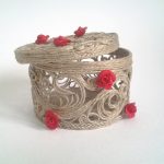 jewelry box made of jute